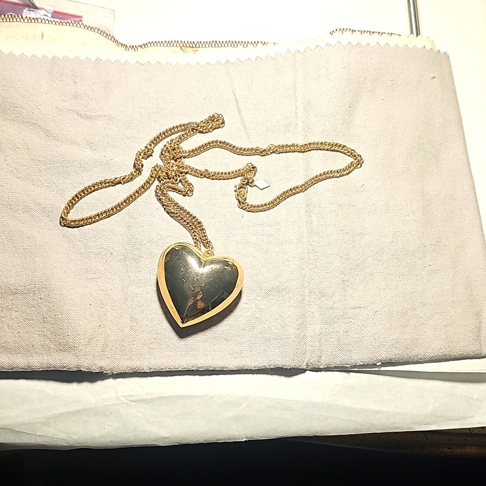 Sarah Coventry Necklace with Large Heart
